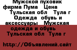 Мужской пуховик фирма Пума › Цена ­ 1 000 - Тульская обл., Тула г. Одежда, обувь и аксессуары » Мужская одежда и обувь   . Тульская обл.,Тула г.